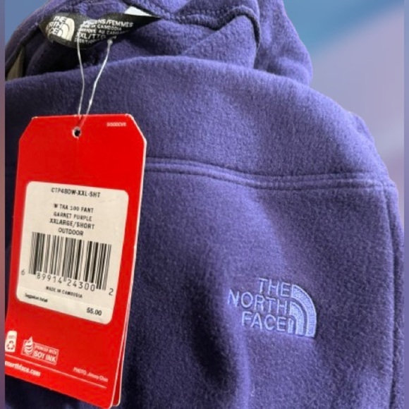 NWT The North Face TKA 100 fleece sweatpants; Wmns Sz XXL - Picture 3 of 5